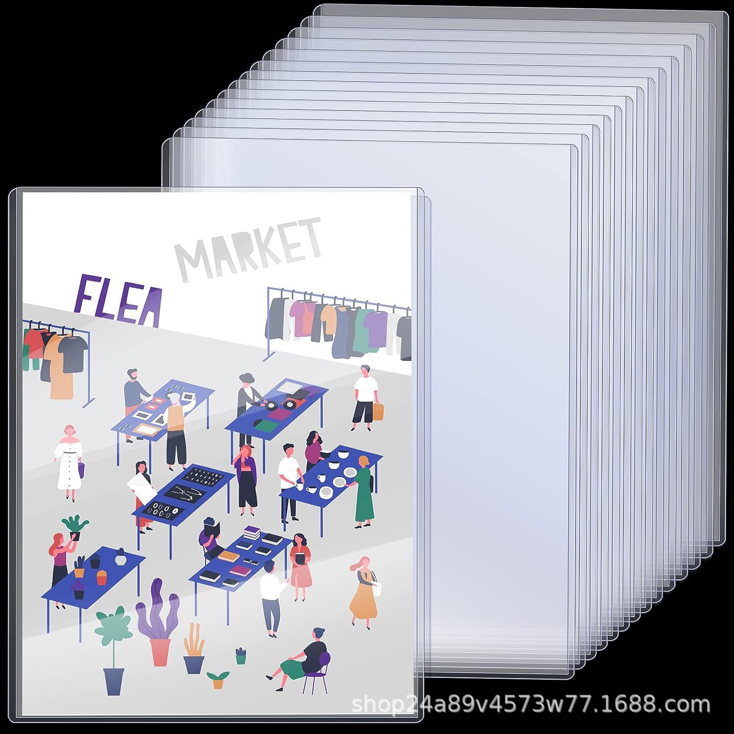 Импортный утолщенный прозрачный жесткий резиновый чехол 8.5*11 дюймов простой фоторамка рекламный дисплей карточка иностранный держатель сертификатов A4