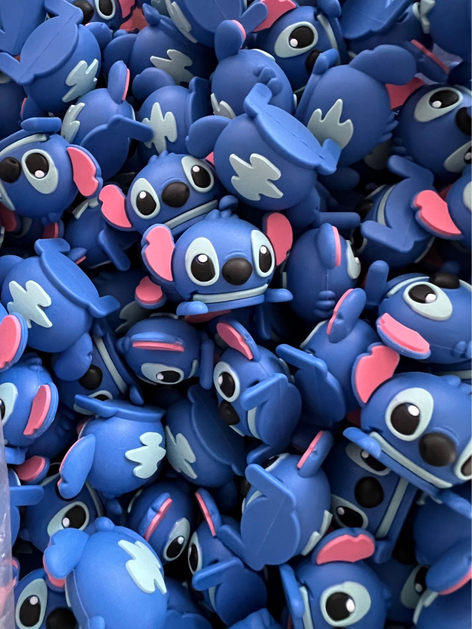 Stitch Cartoon Doll Head Desktop Cartoon Doll Ornaments Electric Car Cycling Cartoon Doll Material