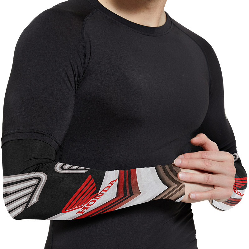 Summer Motorcycle Equipment Harley Cycling Ice Silk Sun Protection Sleeves Outdoor Bicycle Fishing Training Sports Tattoo Arm Guards