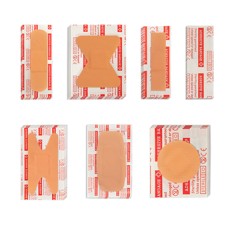 English Pe Hemostatic Patch Large Water-Repellent Band-Aid Cross-Border Export Large Breathable Elastic Spot Band-Aid