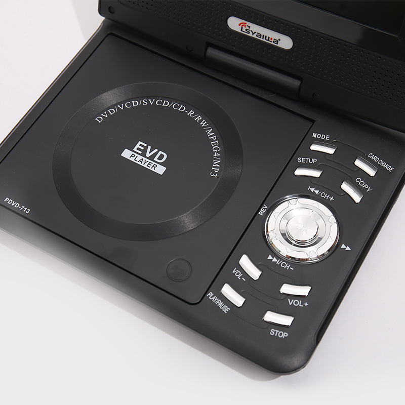 Africa popular 7.8-inch DVD mobile TV all-in-one portable player CD with game function HD DV