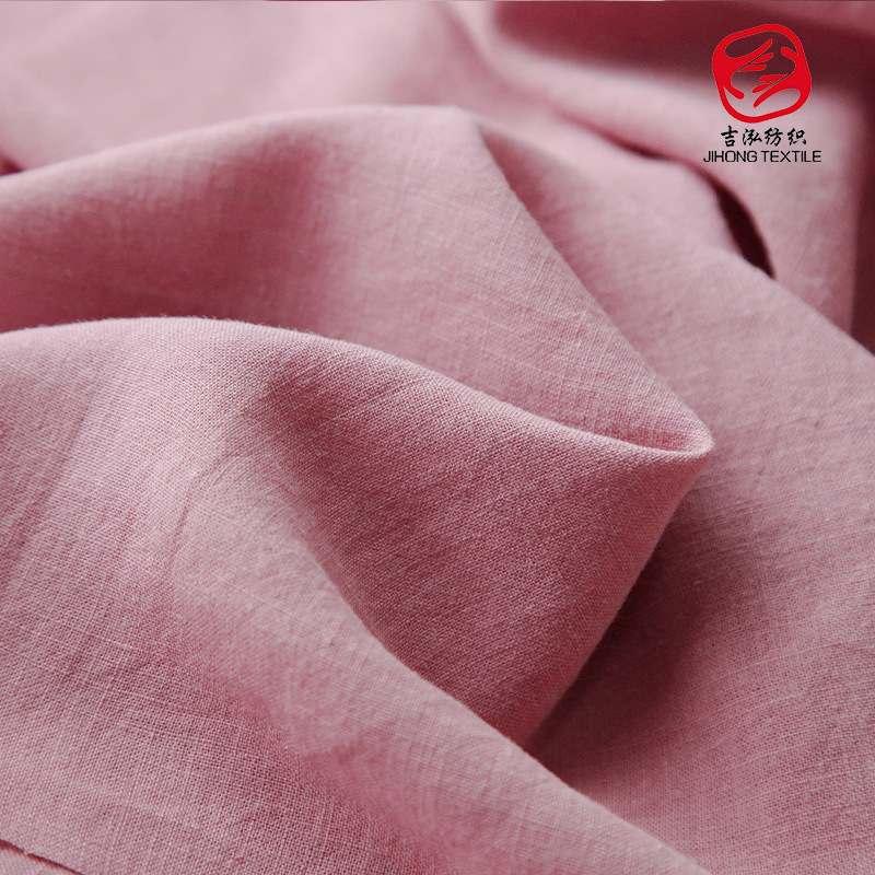 Tencel ramie fabric 160g plain shirt Tencel fabric sand wash linen dress pants ramie fabric