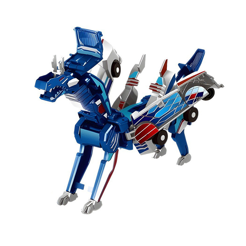 Shake Sound Explosions Cafe Treasure Car God Silver Wing Flying Dragon Two Cars Collide Deformed Flying Wing Tianma Unicorn Deformed Toy Men