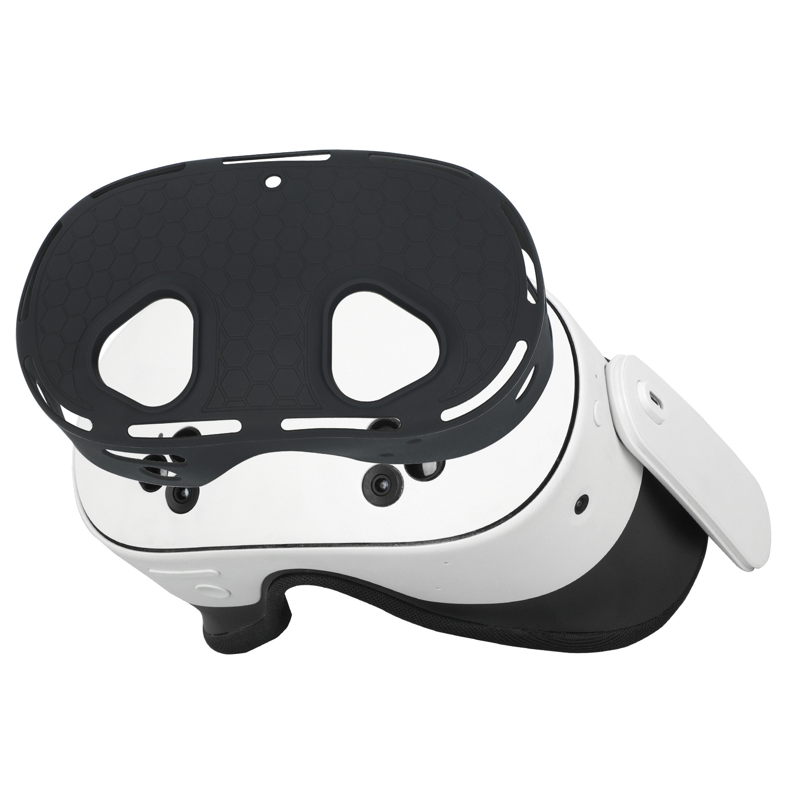 Suitable for Meta Quest3S Vr Head-Mounted Protective Case, Transparent Tpu Crystal Case, Quest3S Host Anti-Fall