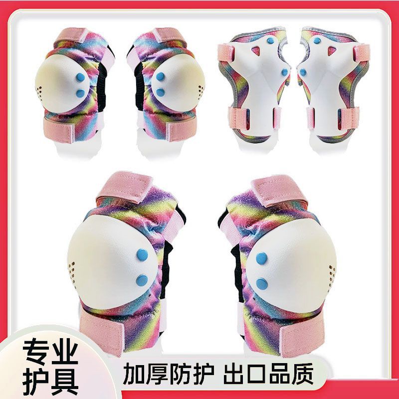 Комплект защитного снаряжения для катания на роликах для детей и взрослых, шлем, полный комплект, утолщенное защитное снаряжение для скейтборда и балансировочного велосипеда