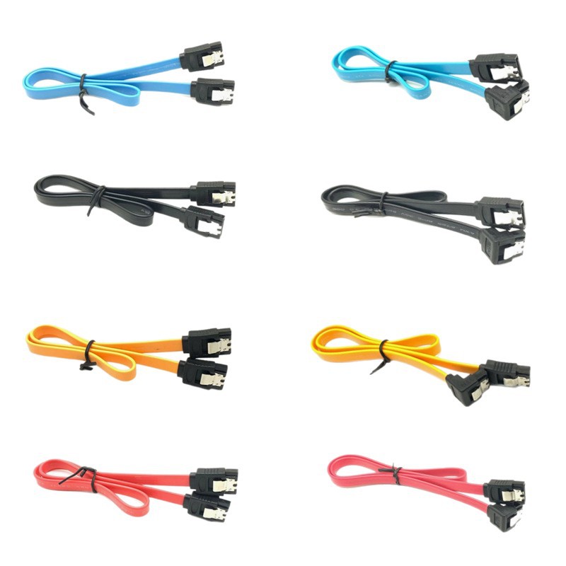 8-Core Copper Flexible Sata3.0 Solid State Drive Serial Port Data Cable Sata Cable 3.0 Data Cable Series 6Gb/S