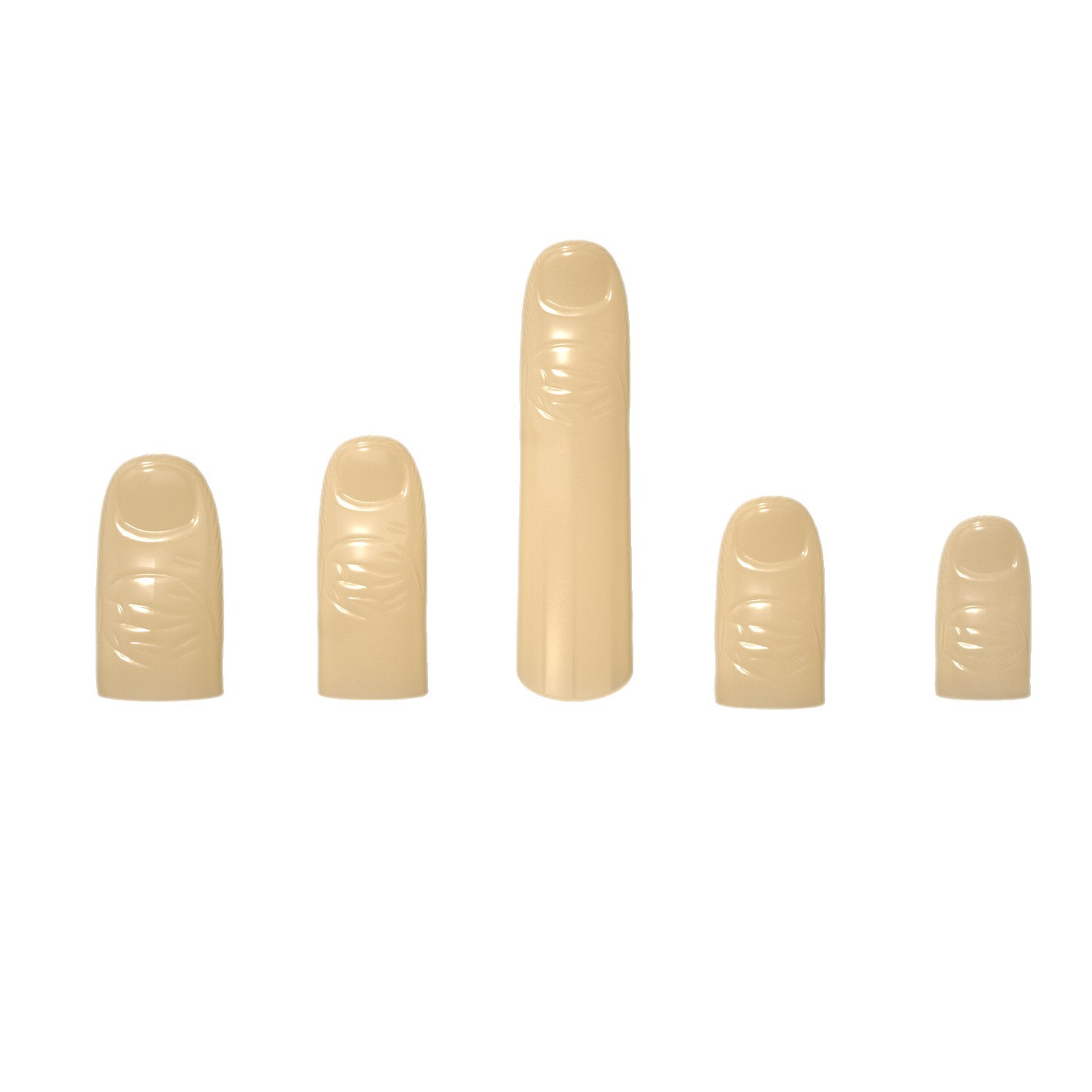 Silicone Fake Finger Cover Thickened Nail Cover for Index Finger, Middle Finger, Thumb Gloves Finger