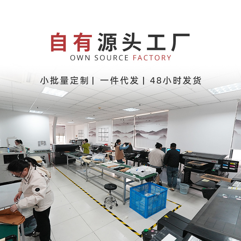 Digital Printing Positioning Direct Spray Printing Full Printing Pure Cotton Canvas T-Shirt Small Batch Processing Custom Large Size