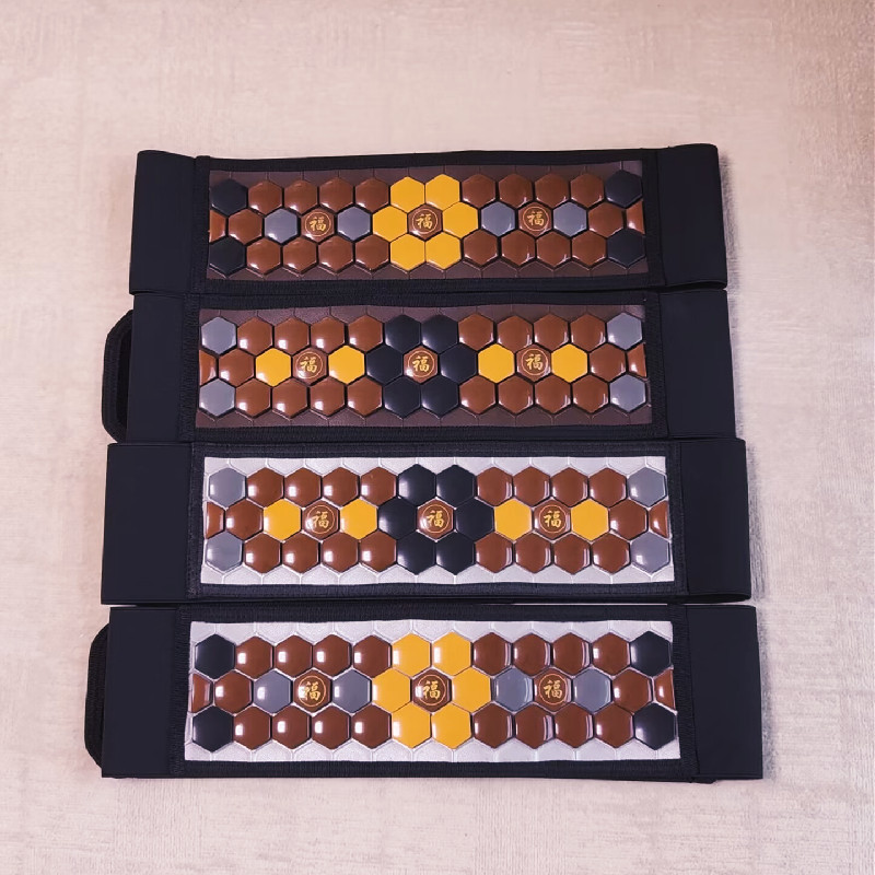 Tourmaline Elastic Belt Support Belt Qingdao Genuine Germanium Stone Belt 108*10cm Color Matching Waist and Abdomen Protective Belt