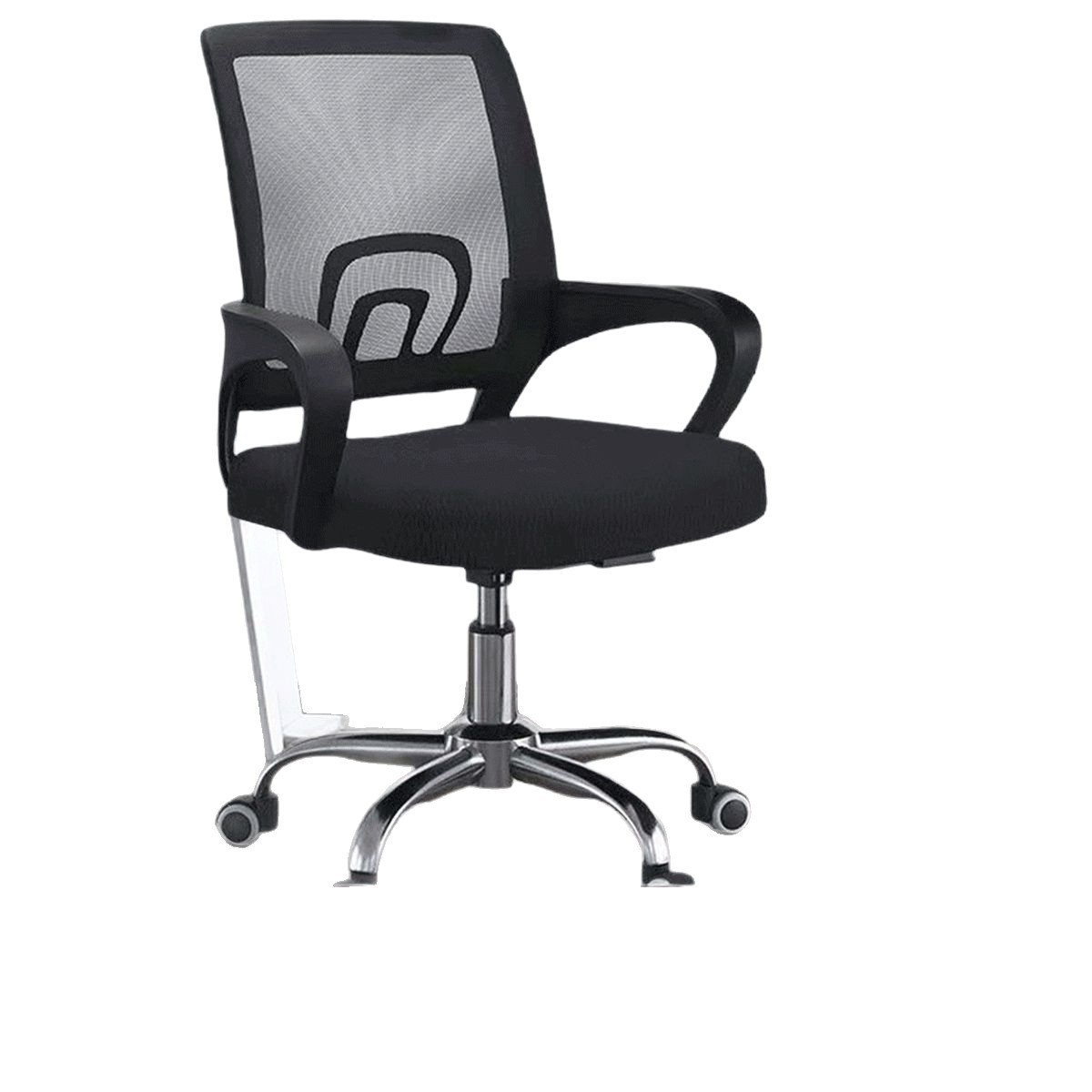 Office Chair Comfortable for Long Sitting, Home Computer Chair with Armrests, Dormitory Student Mesh Fabric Adjustable Swivel Chair, Executive Chair for Long Sitting