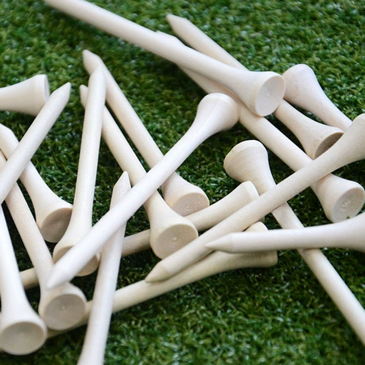Manufacturer Wholesale Golf Tees, Environmentally Friendly Wooden Golf Spikes, Golf Course Supplies, Bamboo Spikes, Natural Wood Color Ball Holders
