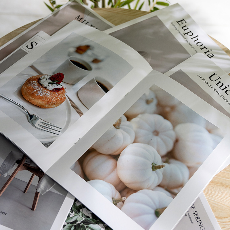 ins style simple English magazine photography props live shooting fake book Street shooting model room B & B decoration ornaments