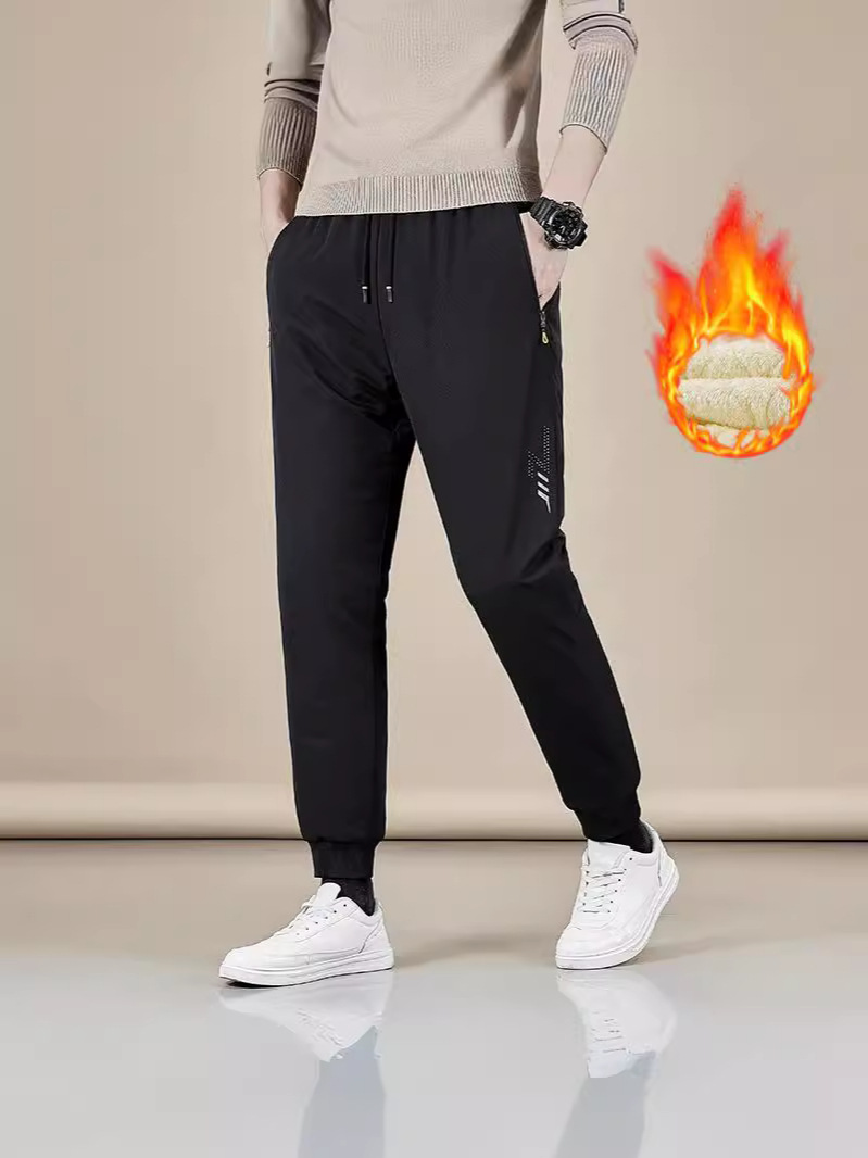 Winter Warm Lamb Wool Cotton Pants Waterproof Fleece Thickened Outdoor Wear for Northeast Minus 40 Degrees Cold-Proof Thickened Pants