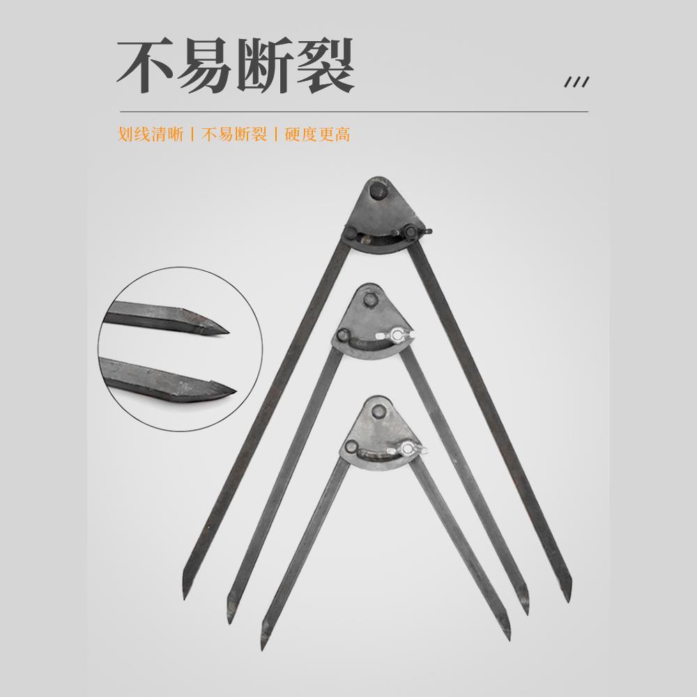 Special alloy compass scriber for fitter Industrial scriber Carpenter drawing machine 8-12-24 inch 6