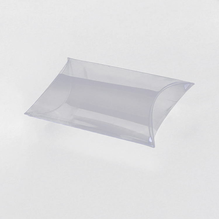 Dust cover square pvc transparent plastic box pet food tea toy stationery pet pillow box printed LOGO