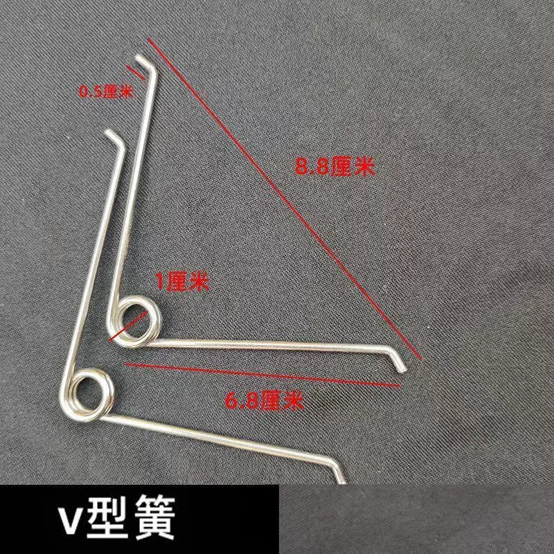 Source Factory Processes V-Shaped Spring with Hook, Tension Spring, Pull Hook Spring, V-Shaped Spring Wholesale, Stainless Steel Customizable