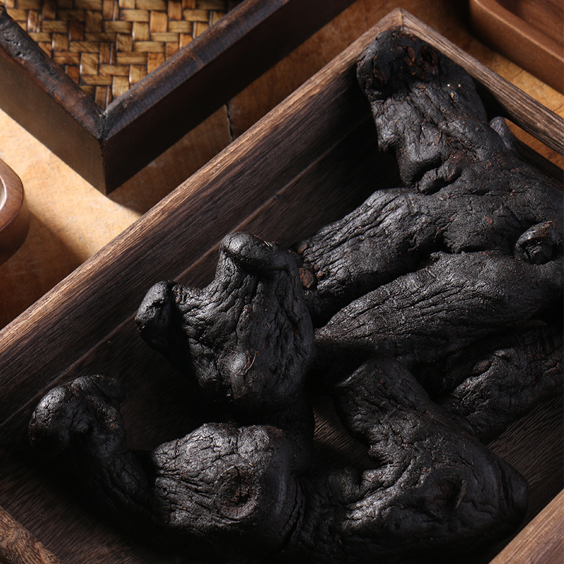 Polygonatum, Nine Steamed, Nine Sun-Dried, Soft and Glutinous, Ready-To-Eat Glutinous Head Polygonatum Tea, Jiuhuashan Planted Chinese Medicinal Materials 250g