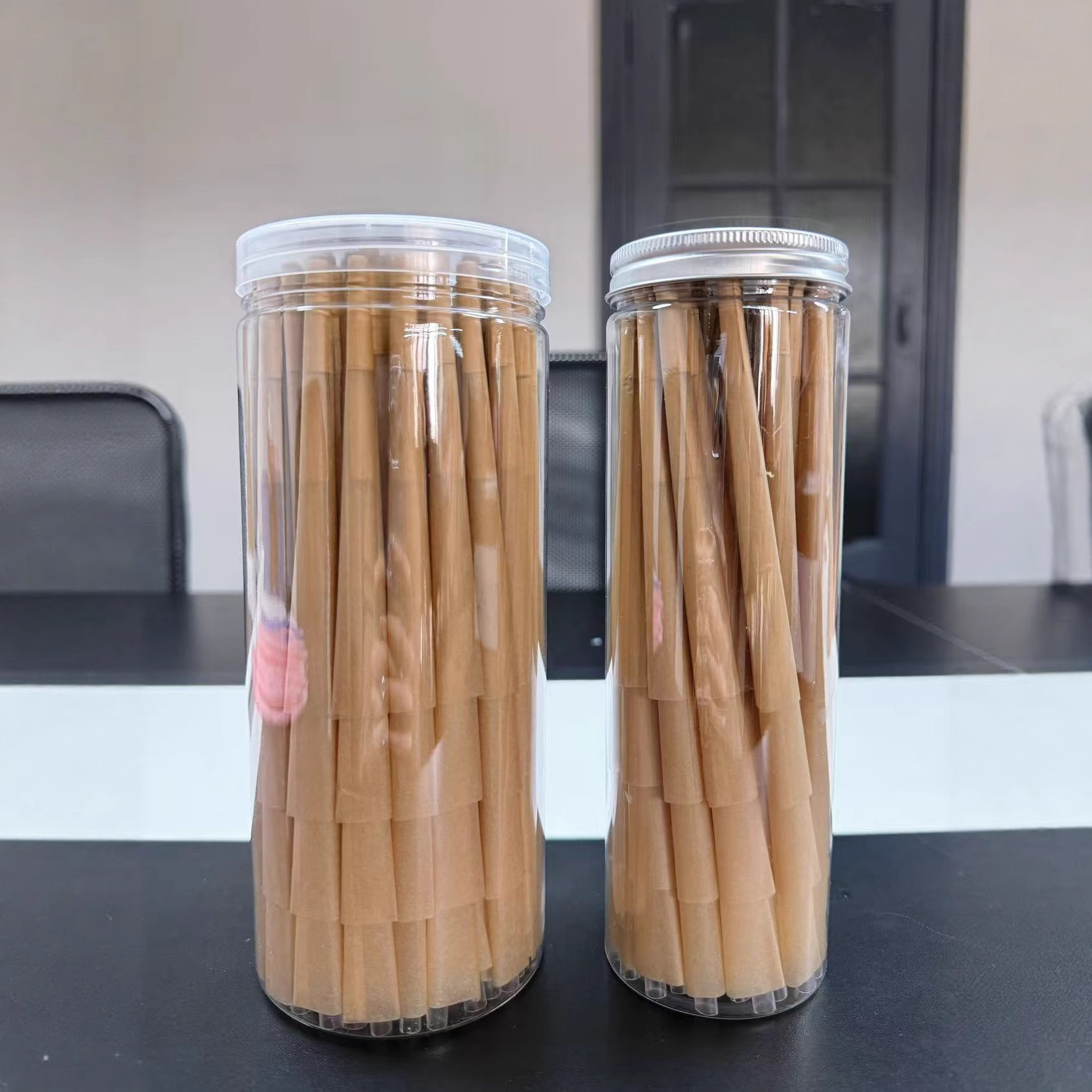 Trumpet Tube Hand-Rolled Paper Cross-Border Canned Amazon 50-Pack 110mm Rolling Paper Tapered Pre-Rolled Paper