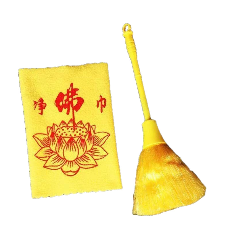 Supplies for Cleaning Buddha Statues, Brushes, Dust Dusters, Temple Household Dust-Absorbing Dust Dusters, Buddha Dust Dusters