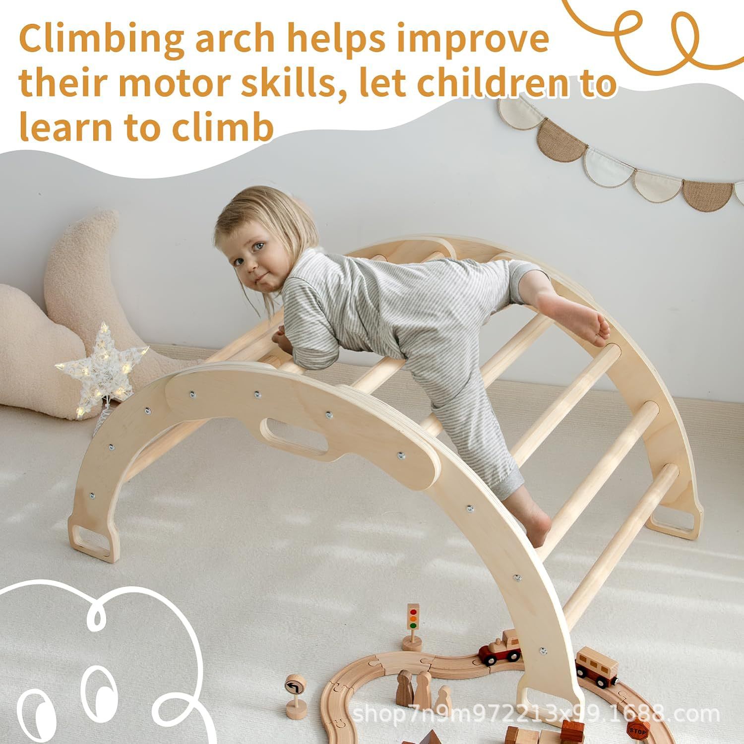 Многофункциональная деревянная climbing frame, игрушка для физической тренировки младенцев, лестница для детского сада, домашняя indoor climbing frame