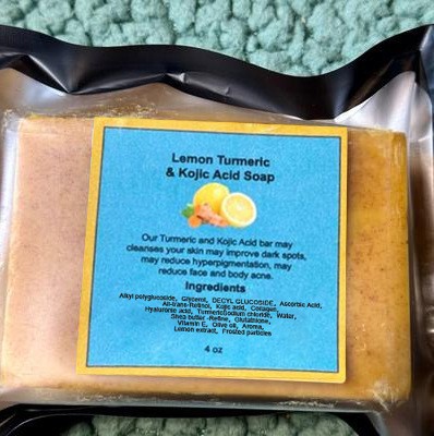 Cross-border foreign trade Europe and the United States TK turmeric soap lemon soap kojic acid soap ginger handmade cold soap bath soap