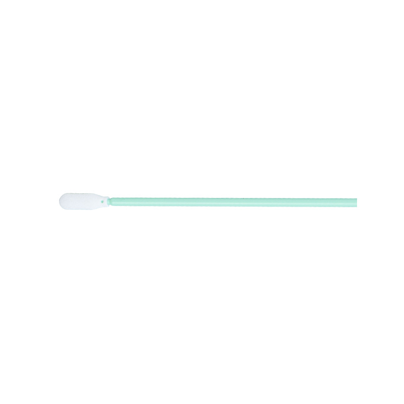 Small round head sponge cotton swab dust-free purification wiping stick cleaning anti-static consumables green rod industrial cotton swab wholesale