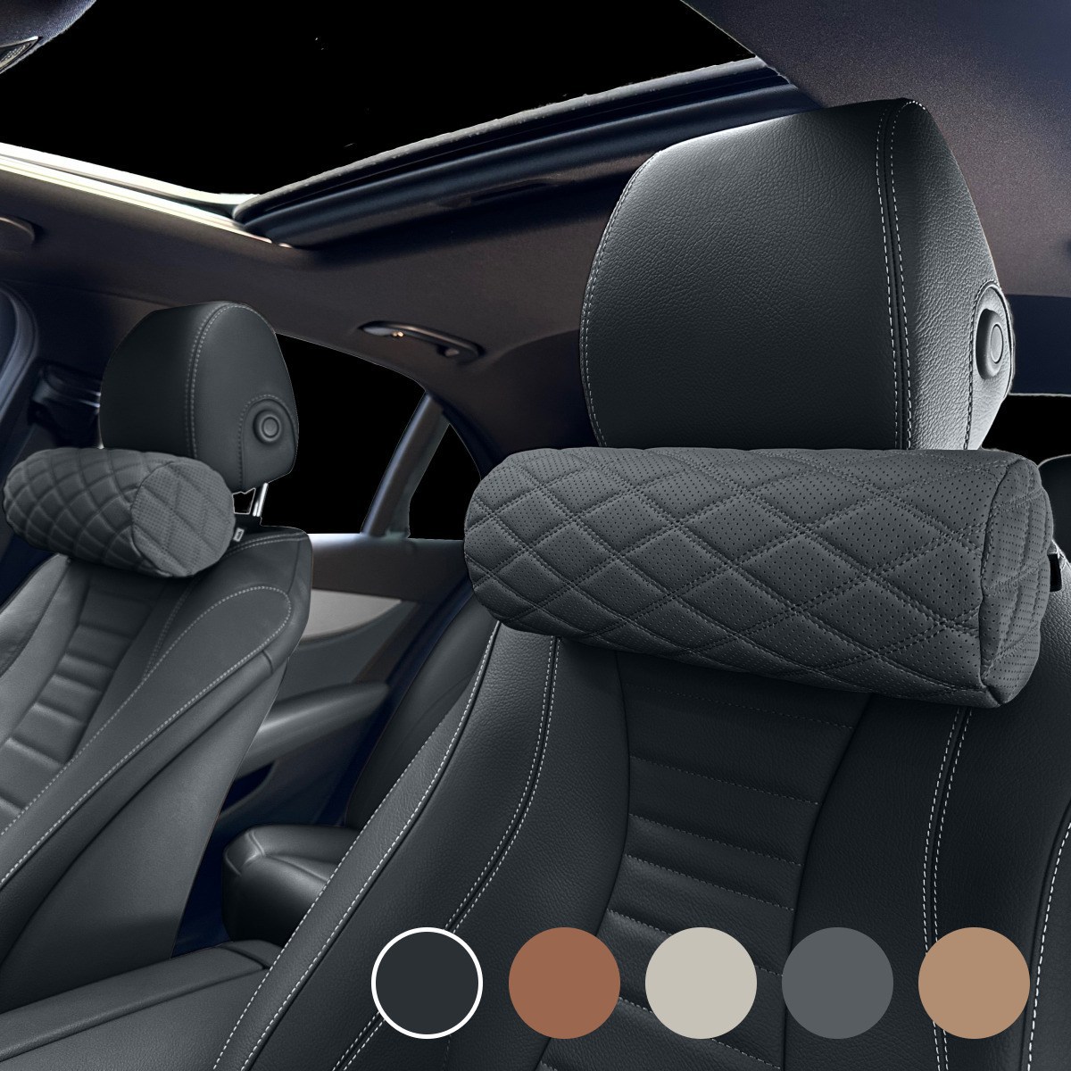 Корейская подушка для головы в автомобиле, подушка для шеи на все сезоны, дышащая автомобильная подушка, заднее сиденье для груза, подушка для шеи из мемори-фоама