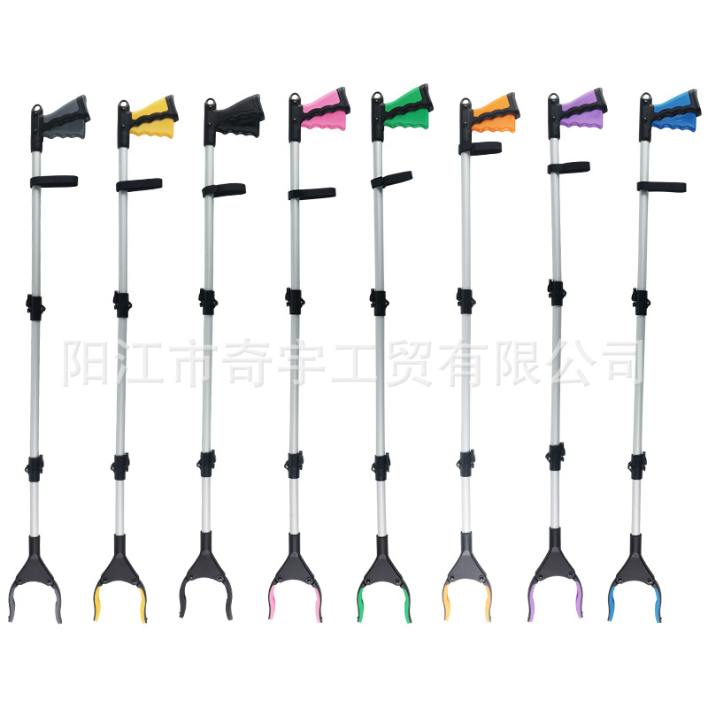 in stock supply three folding garbage clip sanitation garbage clip sanitation workers clean garbage picker wholesale