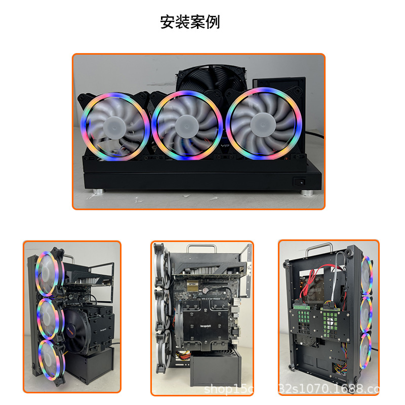 A-Onebox Open Chassis X79 Single-Channel Atx Motherboard Bracket Can Stand Horizontally with Satchel Supports Water-Cooled Rack