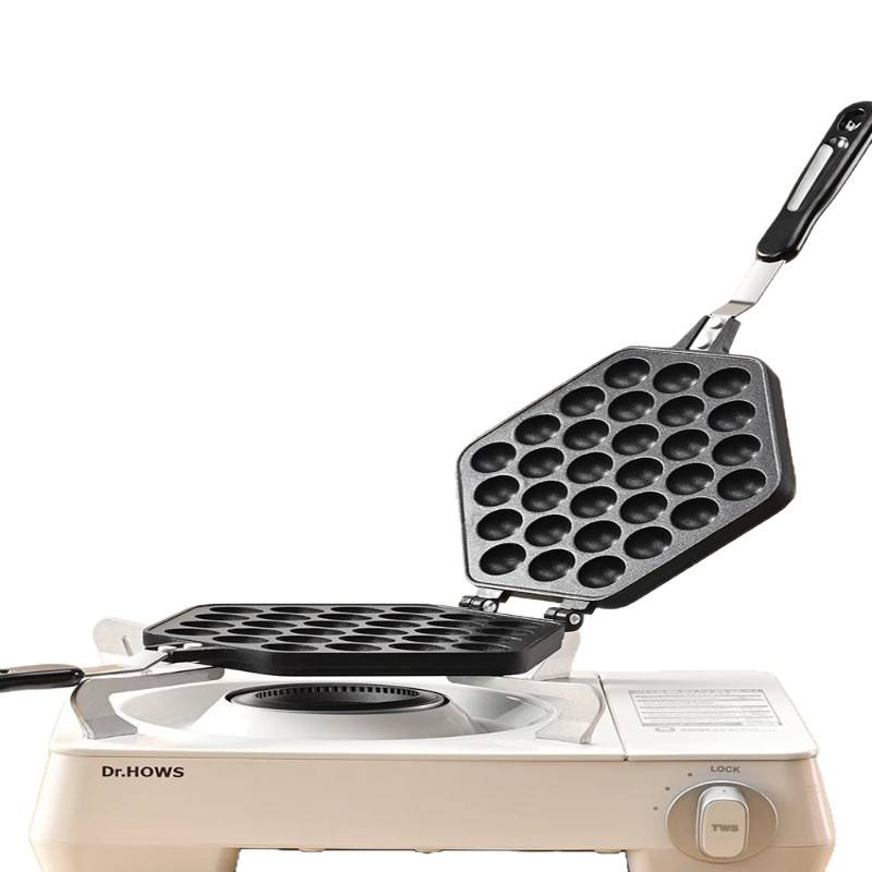 Egg Waffle Mold Commercial Stall Egg Waffle Machine Baking Pan Machine Household Gas Electric Egg Waffle Biscuit Machine Cake Mold