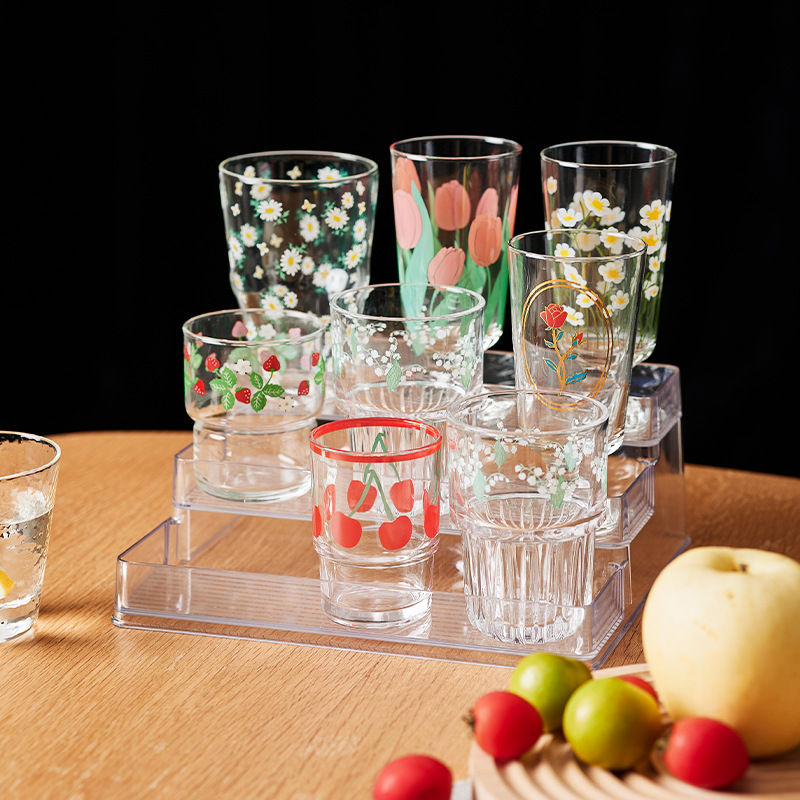 Stepped Cup Holder, Kitchen Storage Box, Coffee Table, Drinkware, Cup Storage Rack, Storage Rack, Cross-Border Popular Daily Necessities