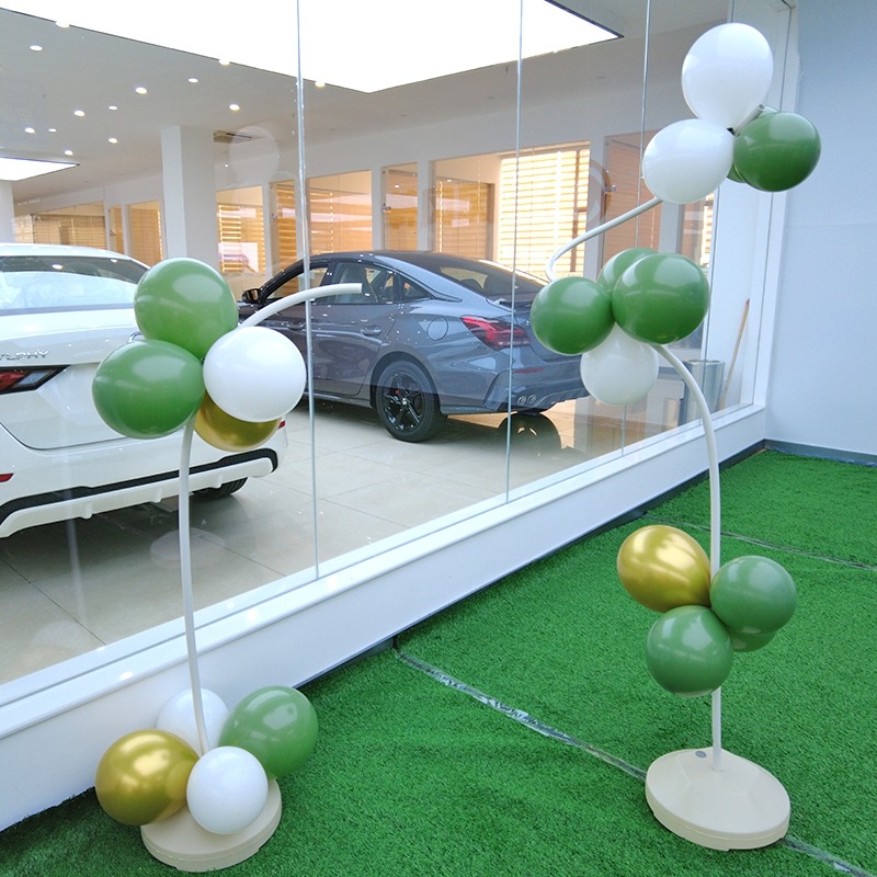 Varied Shape Small Arch Balloon Bracket Irregular Column Bracket Opening Ceremony Wedding Venue Curved Arch