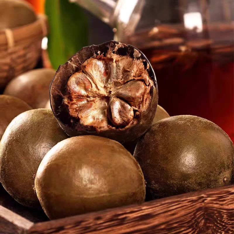 Wholesale Dried Monk Fruit, Large and Extra-Large Fruit, Herbal Tea, Guangxi Guilin Specialty, Tea for Direct Drinking, Scented Tea