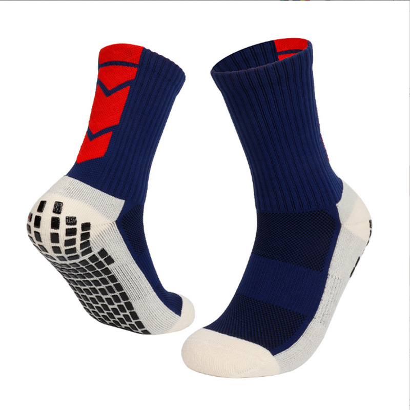 Hot-Selling Mid-Calf Non-Slip Professional Football Socks for Men, Thickened Towel Bottom Training Socks, Children's Socks