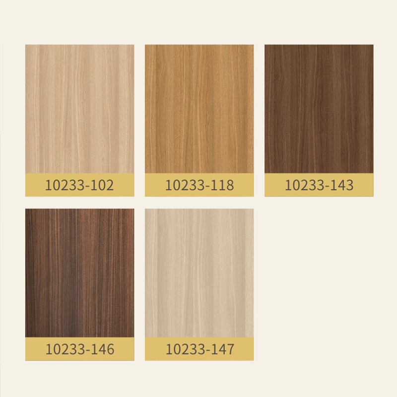 Melamine Impregnated Paper, Impregnated Paper, Wood Grain Decorative Paper, High-Definition Furniture Wardrobe Decorative Paper, Colors in Stock Wholesale