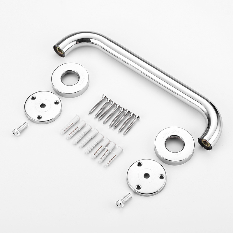 304 Thickened Stainless Steel Handrail Accessible Toilet Toilet Safety Handrail 201 Toilet Bathroom Bathtub Handrail