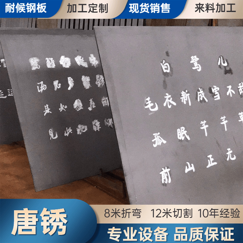 Customized Weather-Resistant Steel Plate Products for Outdoor Decoration Thick Steel Plate Curtain Wall Processing Rust Wholesale Steel Plate Rust Plate