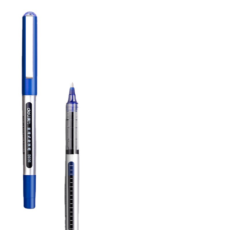 Deli S656 Direct Liquid Ball Pen Water Pen Gel Pen Multicolor Oil Pen Xueba Carbon Pen Black