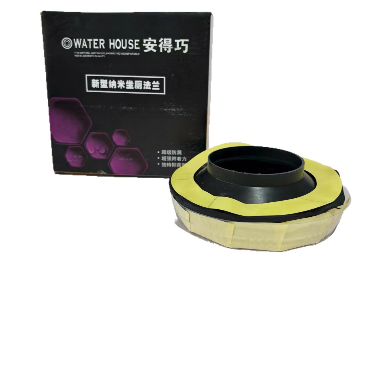 Toilet Flange Toilet Flange Rubber Seal Ring Anti-Odor Flange Ring Toilet Thickeneded Anti-Odor Blue Seal