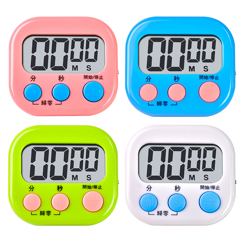 Timer kitchen timer is countdown large display electronic alarm clock student time manager wholesale