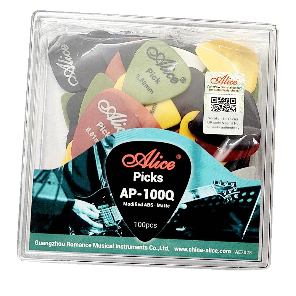 Factory Direct Sales Alice Guitar Picks Abs Material Ap100Q 600Q Matte Picks 096