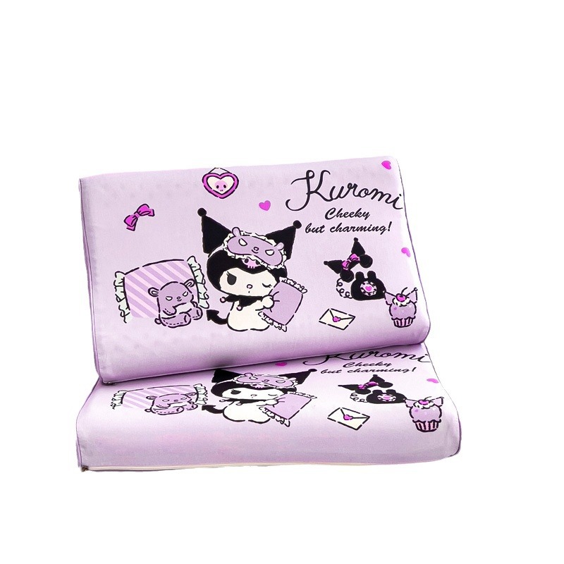 Cartoon Sanrio Class A Cotton Pillowcase Children's Natural Latex Small Pillow Baby Nap Breathable Neck Pillow