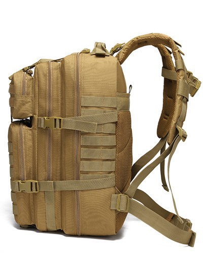 Cross-Border Tactical Backpack Men's Large-Capacity Multi-Functional Outdoor Mountaineering Hiking Sports Military Fans Waterproof Portable Backpack