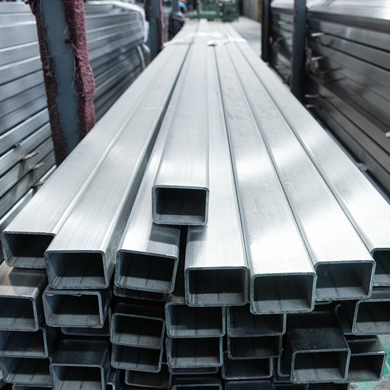 Stainless steel square tube decorative tube 201/304/316L manufacturers spot supply brushed rectangular tube