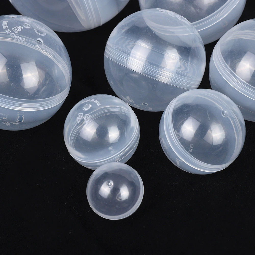 Factory Wholesale 45Mm-75Mm Transparent Gashapon Shell Gashapon Toy Gift Ball Gashapon Gift Egg Gashapon Ball