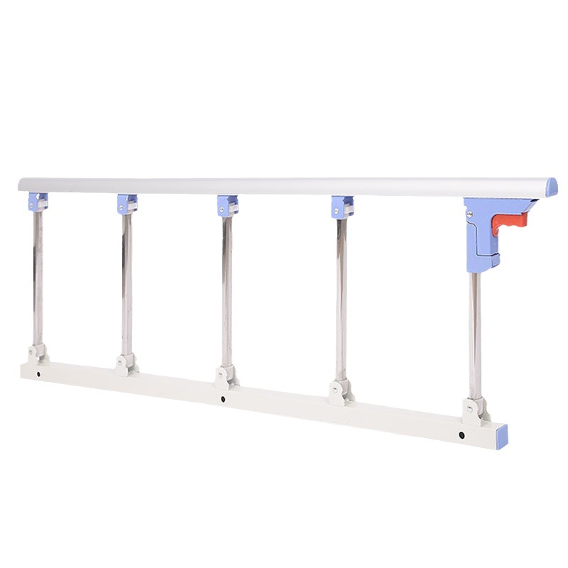 Stainless steel medical folding bed guardrail children's anti-fall bedside guardrail for the elderly hospital bed guardrail accessories handrail Universal