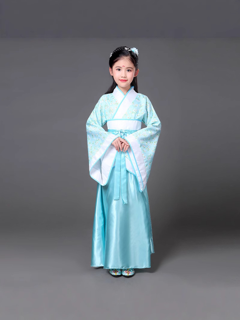 Children's Ancient Fairy Dress Han Dynasty Princess and Concubine Improved Little Girl Photo Studio Performance Photo Dance Performance Costume