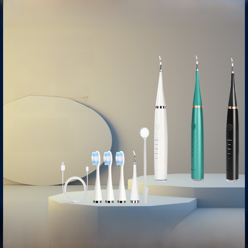 Factory Direct Sales Ultrasonic Tooth Cleaner Electric Toothbrush Dental Calculus Remover Tartar Remover Tooth Cleaner Tooth Flushing Artifact