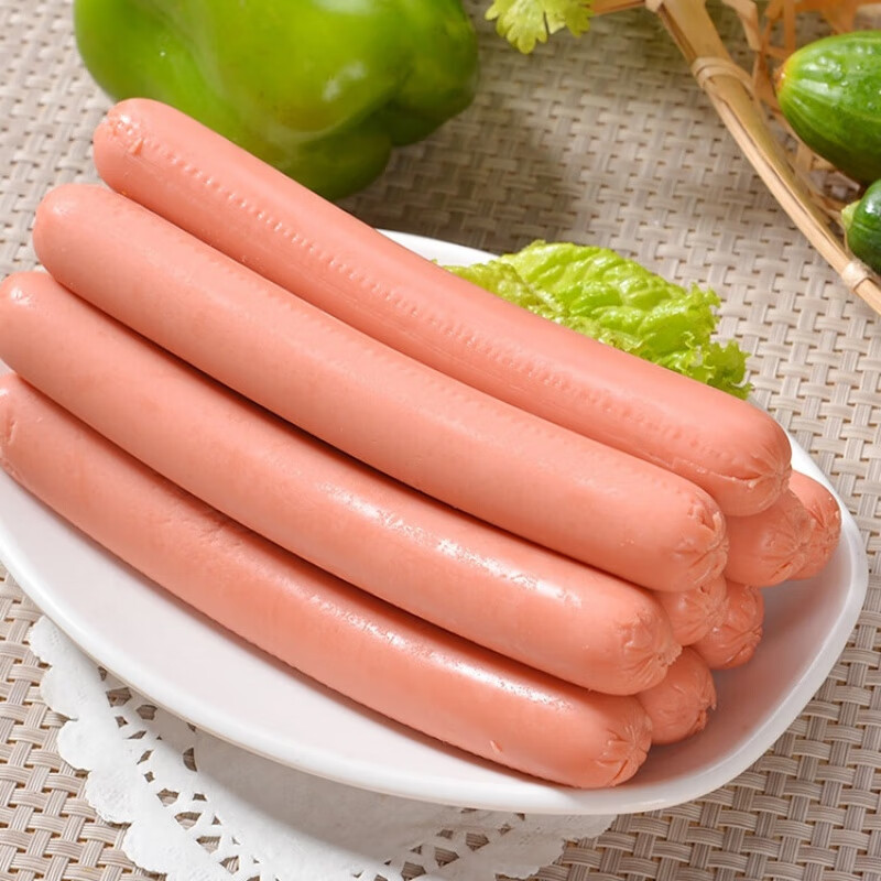 Jinluo Haokoufu Ham Sausage Fried Barbecue Spicy Hot Hand Cake Sausage [50 Pieces] Haokoufu 45g Whole Box