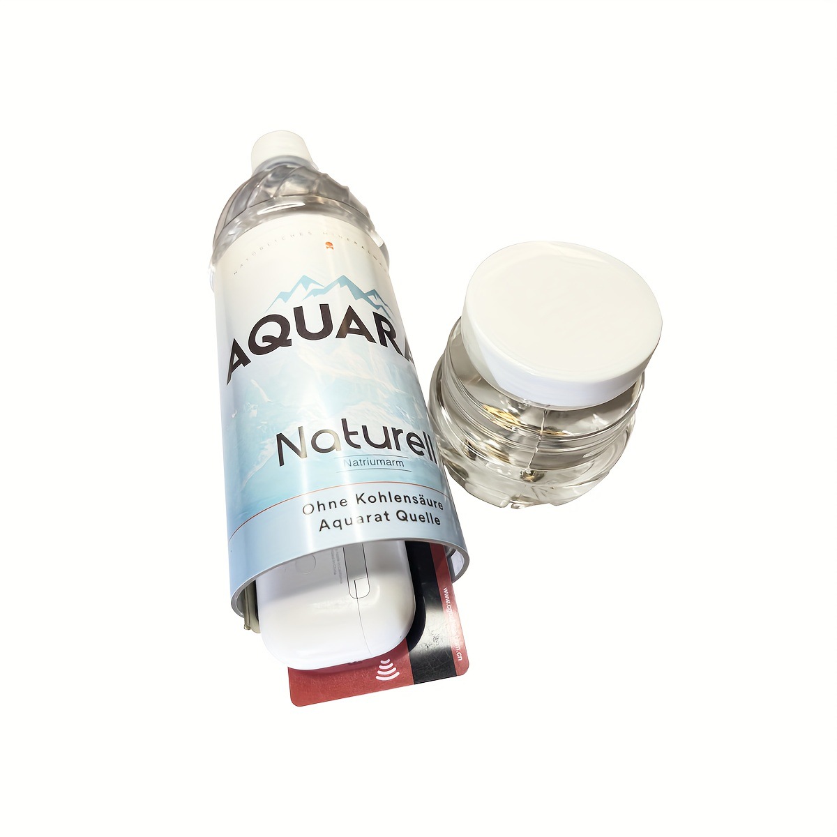 Fun safe storage German hidden plastic water bottle used to store key cards, cash, etc.